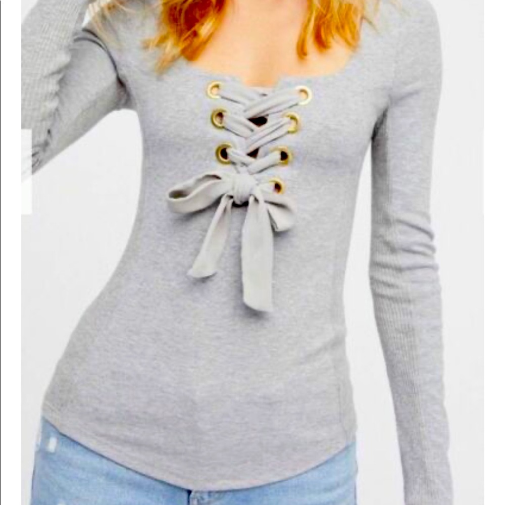FREE PEOPLE long sleeve top
